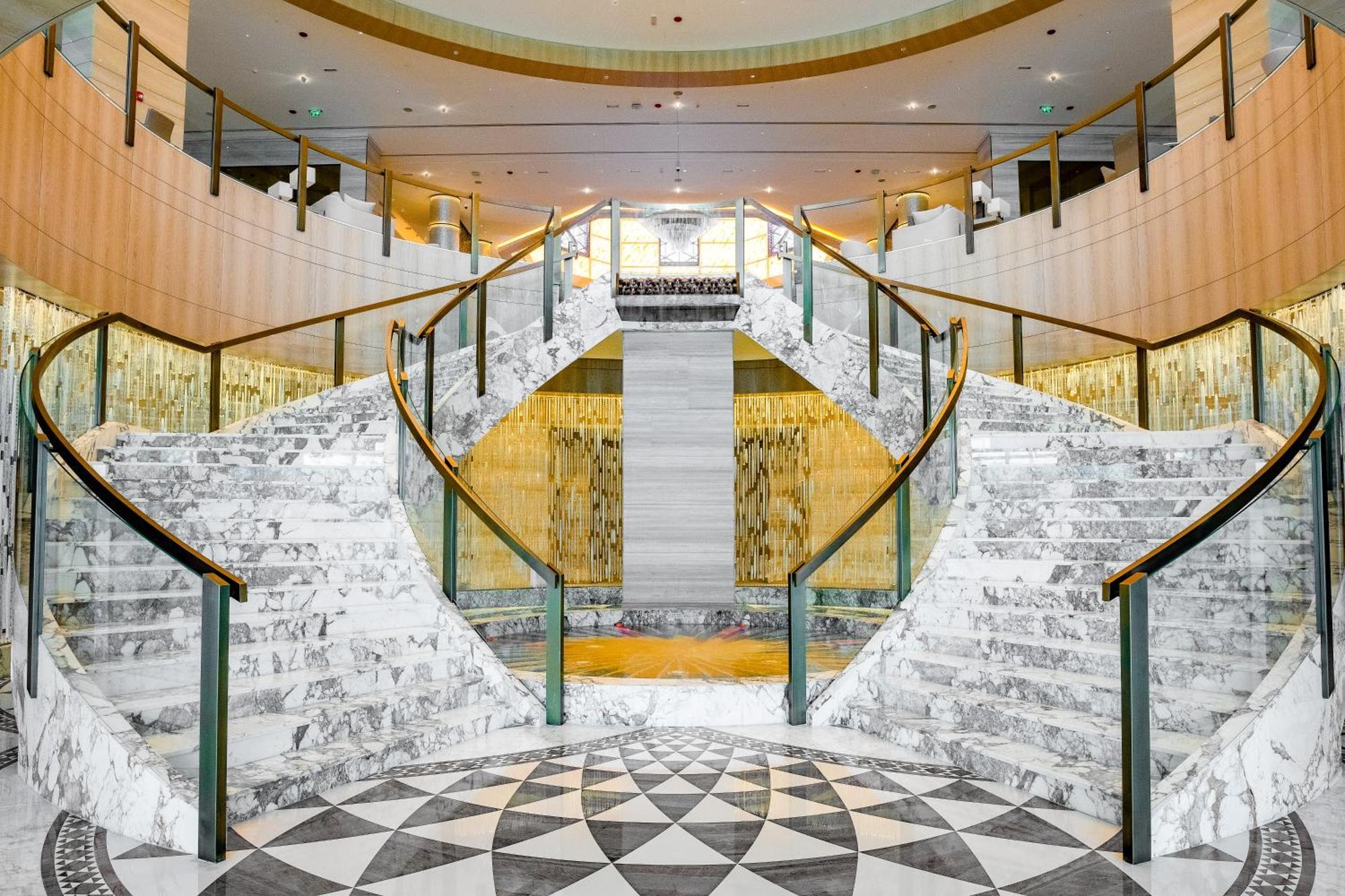 Rixos Marina Abu Dhabi Hotel Exterior foto The lobby of the hotel