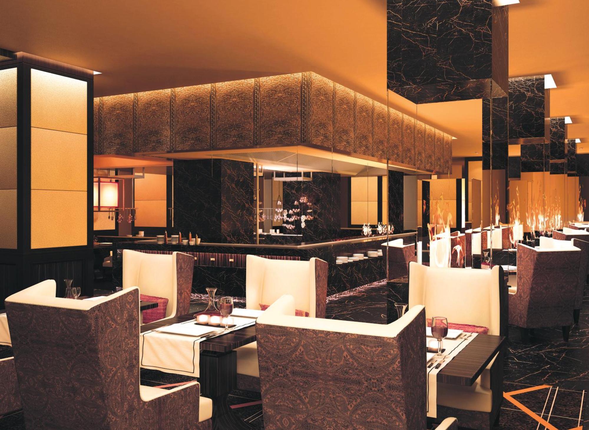 Rixos Marina Abu Dhabi Hotel Exterior foto The interior of the restaurant