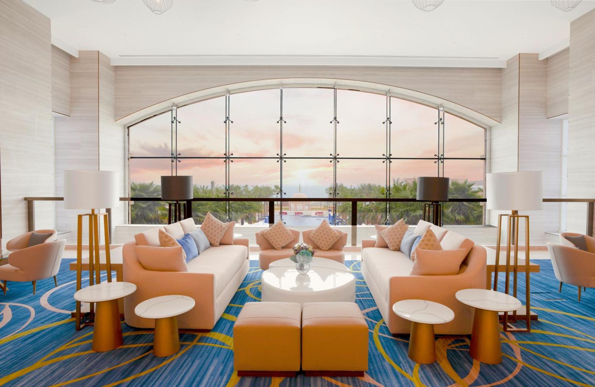 Rixos Marina Abu Dhabi Hotel Exterior foto The lobby of the hotel