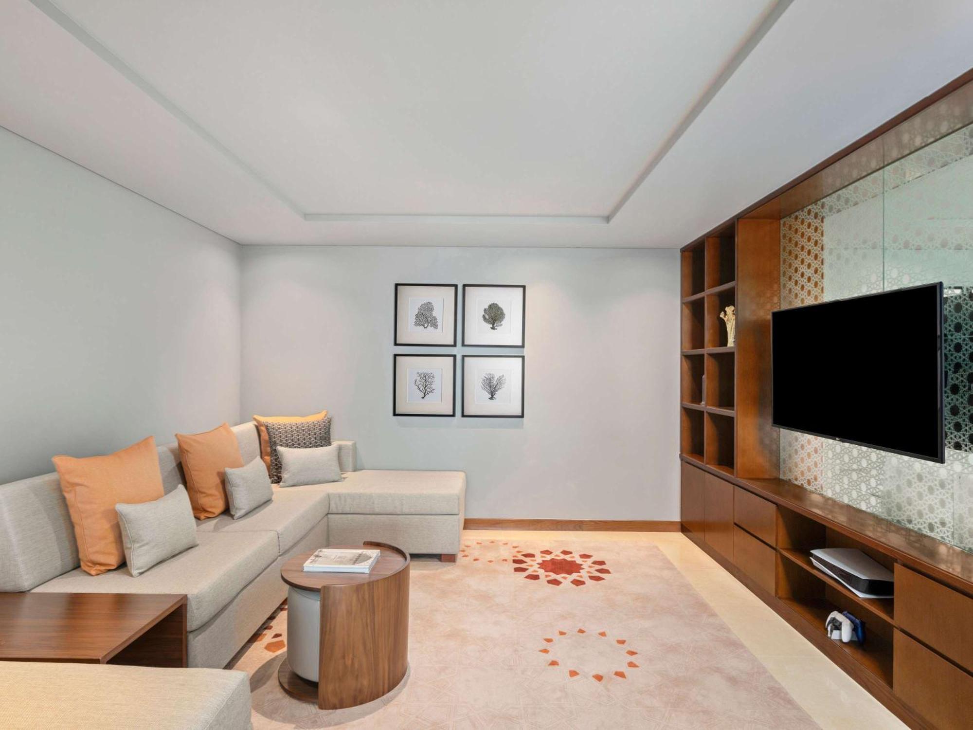 Rixos Marina Abu Dhabi Hotel Exterior foto Living room